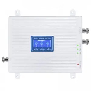 White tri-band signal repeater