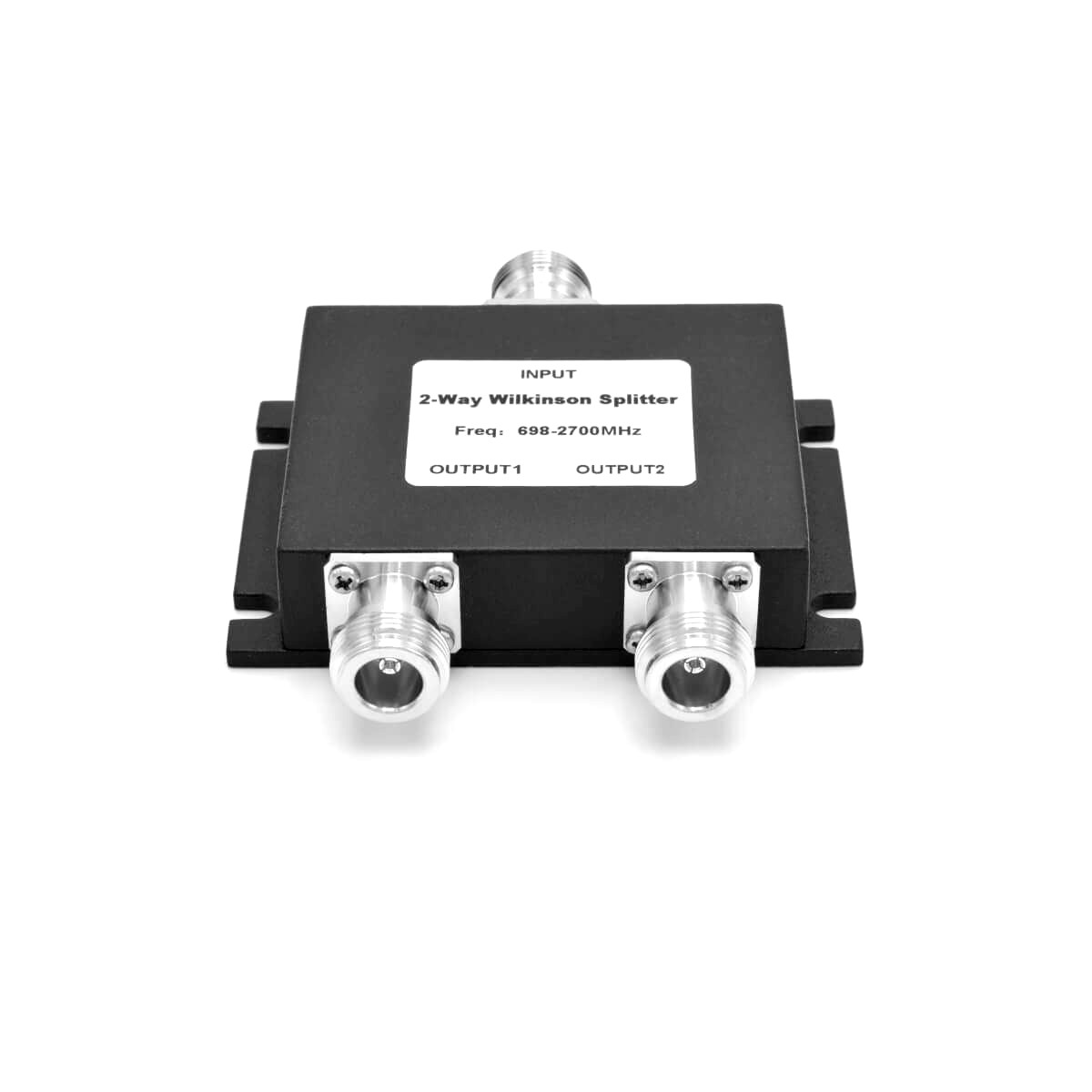 Two-way microstrip power splitter, 800-2700MHz frequency range, for dual indoor antennas